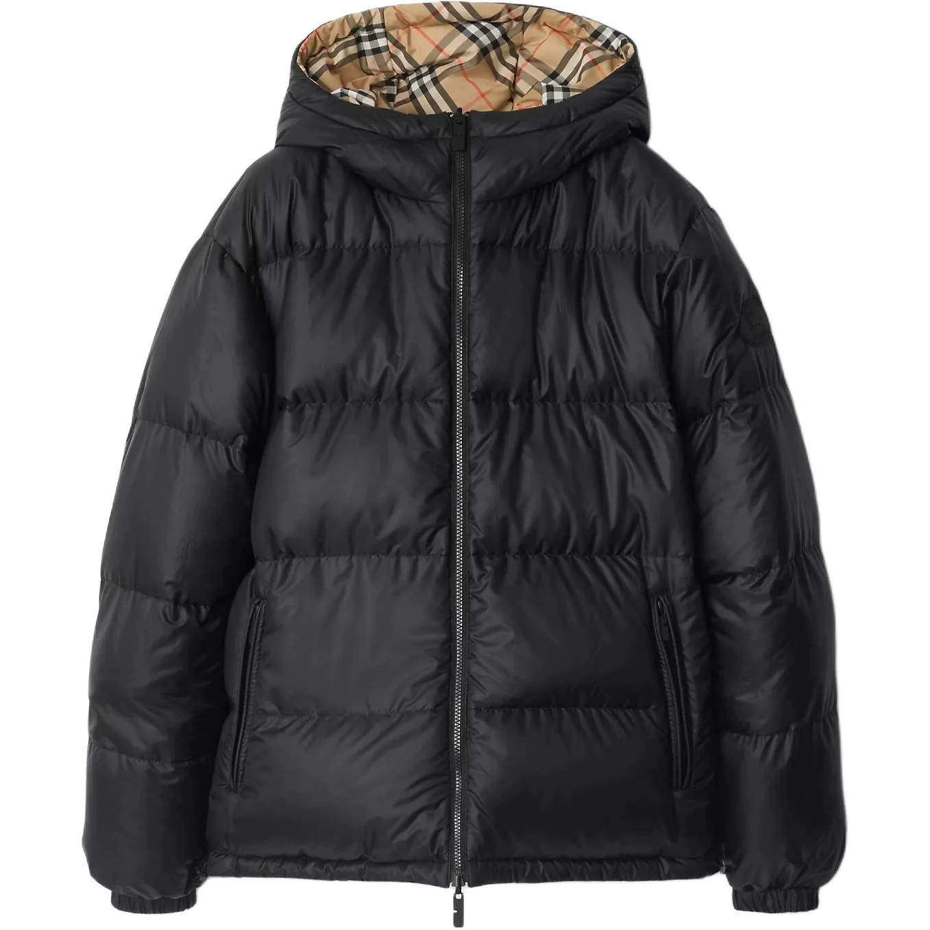 Пуховик Burberry FW25 мужской, черный