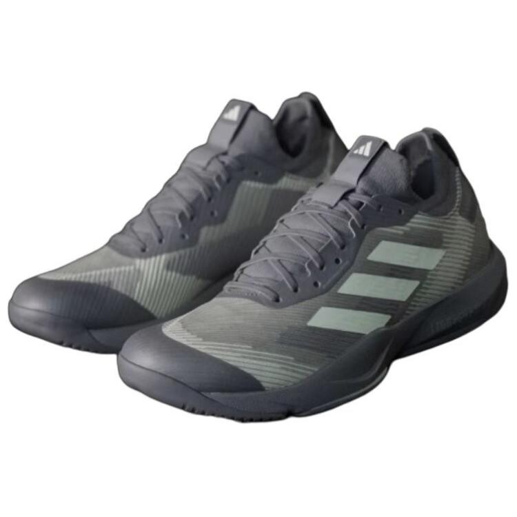 Кроссовки adidas RAPIDMOVE ADV Training Shoes Men Low-top Deep Gray / Flaxen Green, зеленый — фото 4