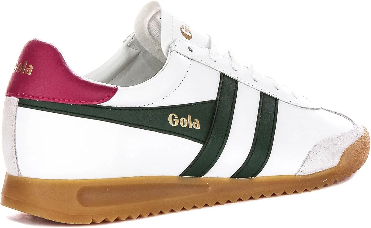 Кроссовки Gola Grandslam Elite CLB621WT, 2-White Green — фото 3