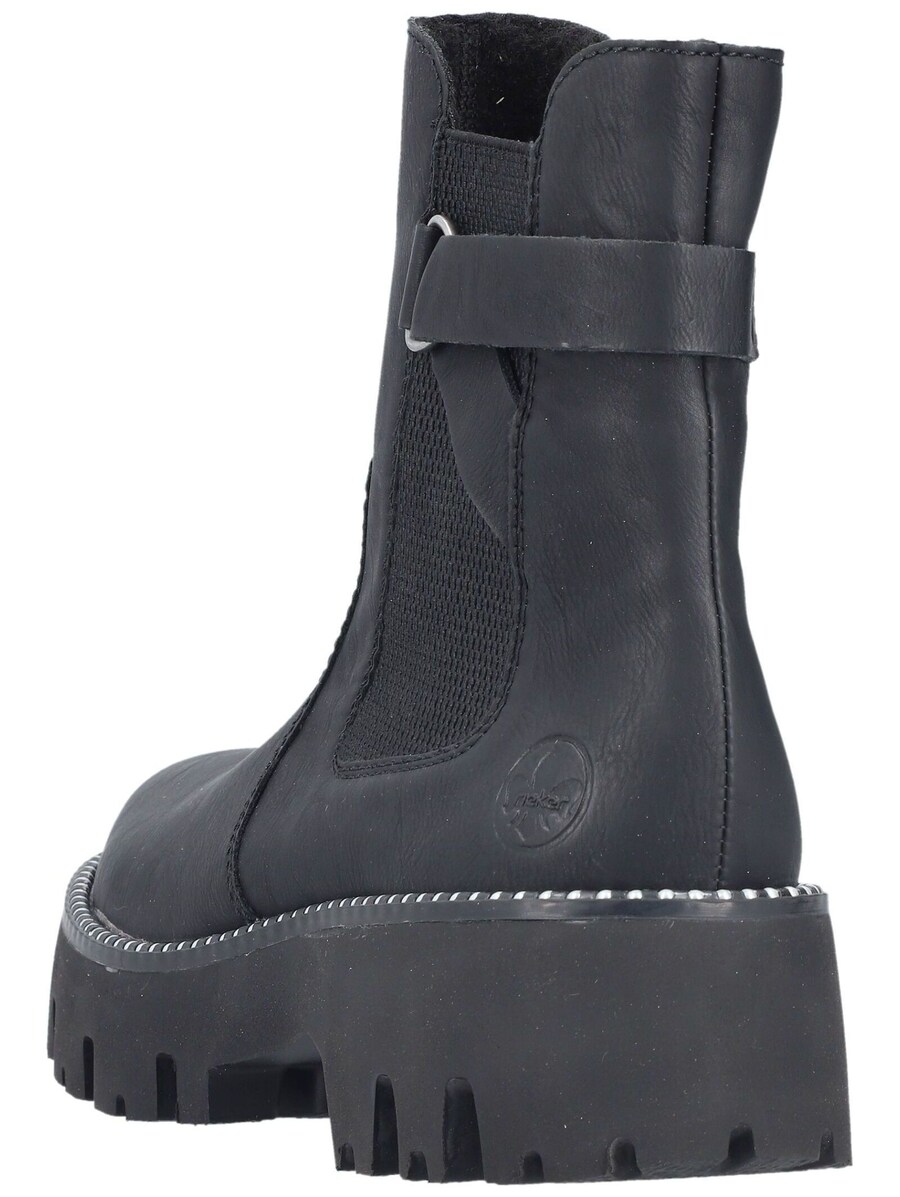 Ботинки женские челси Rieker Chelsea Boots на толстой подошве, черный — фото 4