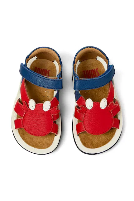 Сандалии детские кожаные Bicho Kids TWS Camper, мультиколор
