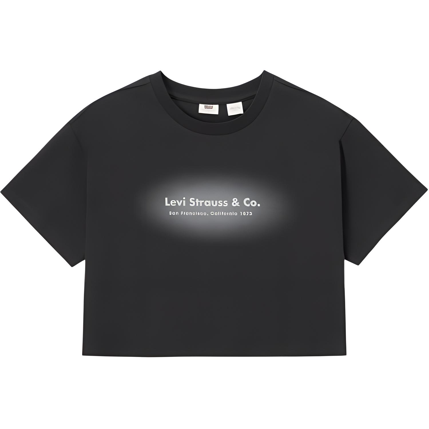 

Футболка женская черная Levis