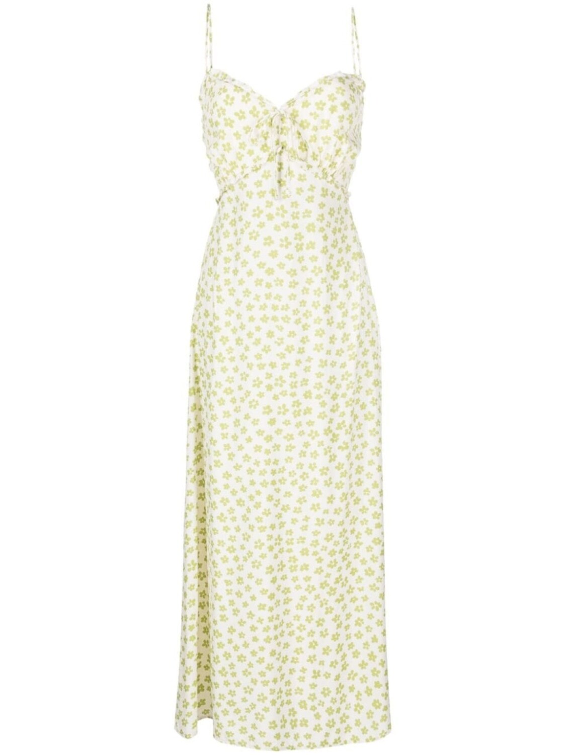 

Faithfull the Brand Gita floral-print midi dress, белый