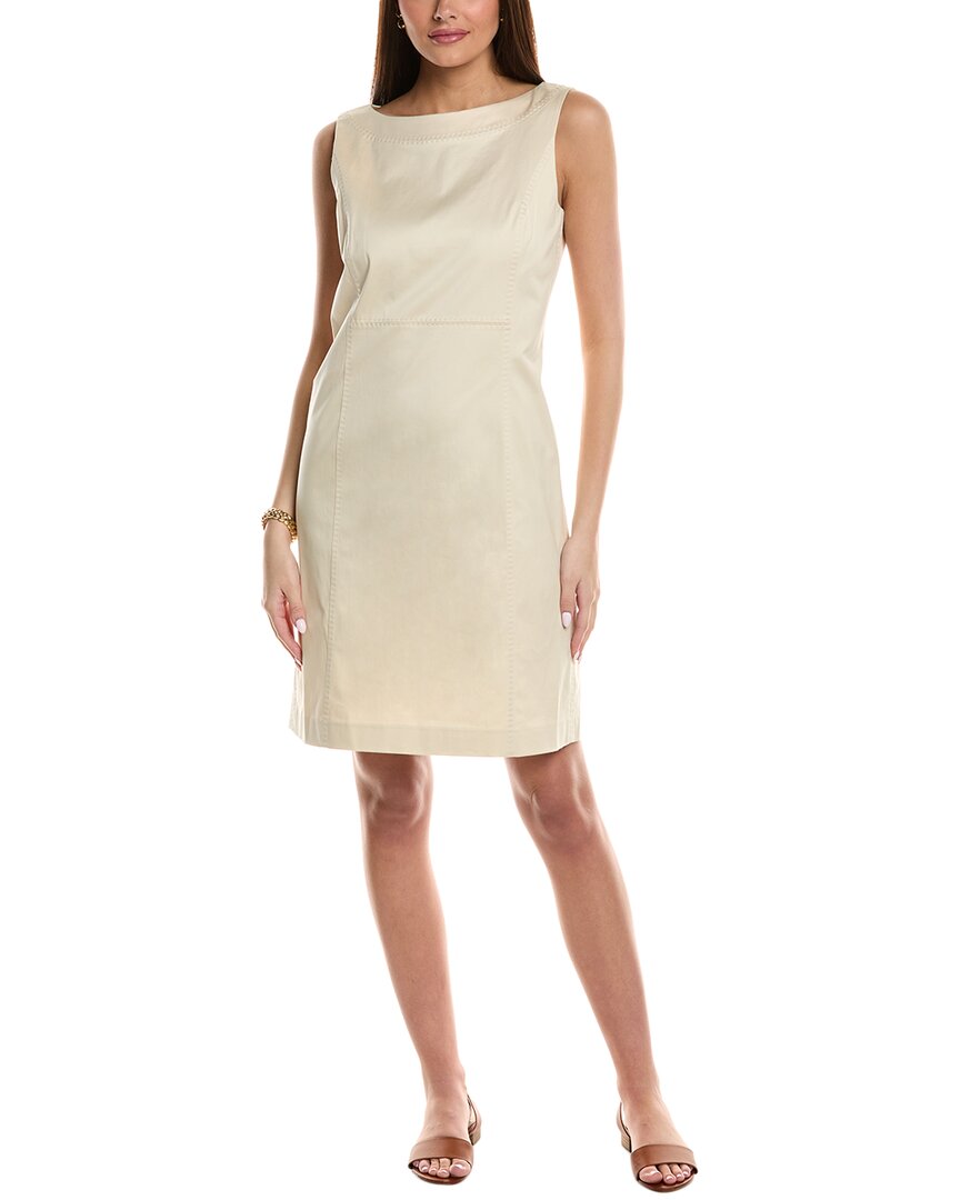 

Lafayette 148 New York Платье-футляр с лодочкой, серый