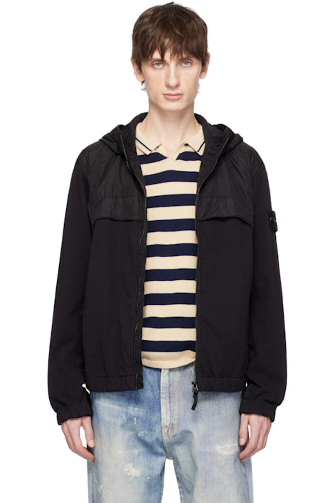 

Черная куртка Crinkle Reps NY Stone Island