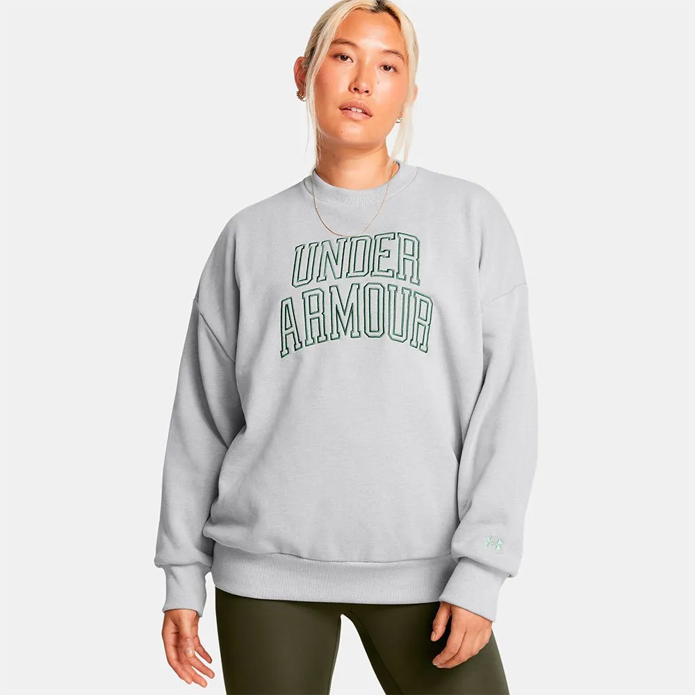 

Толстовка Under Armour Icon Heavyweight Terry Oversized, серый