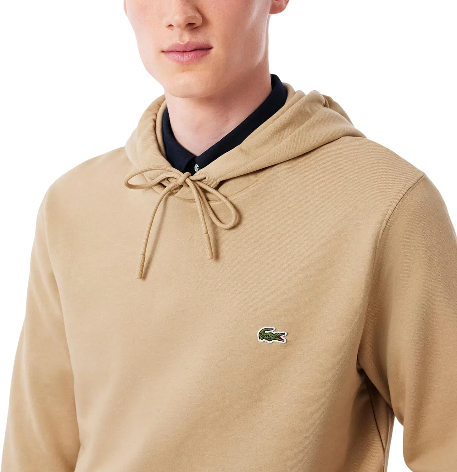 Мужская хлопковая флисовая толстовка Lacoste, Viennese — фото 2