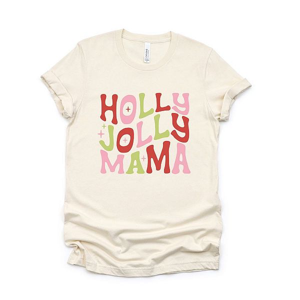 

Футболка Holly Jolly Mama с принтом Simply Sage Market, Cream, Зеленый, Футболка Holly Jolly Mama с принтом Simply Sage Market, Cream