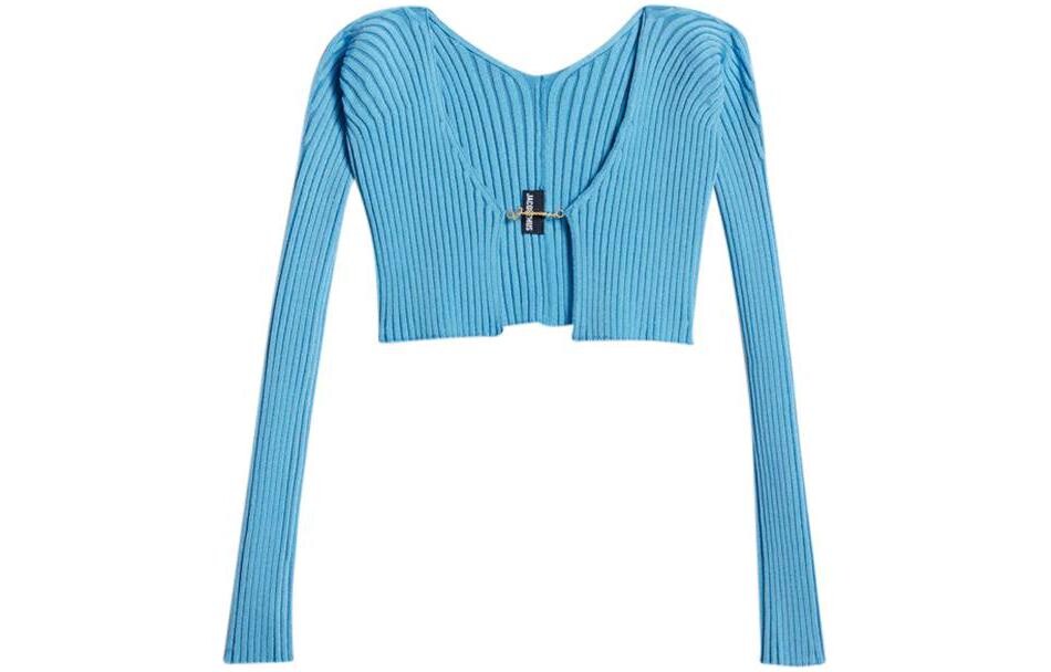 

Женский укороченный топ Jacquemus, цвет Blue