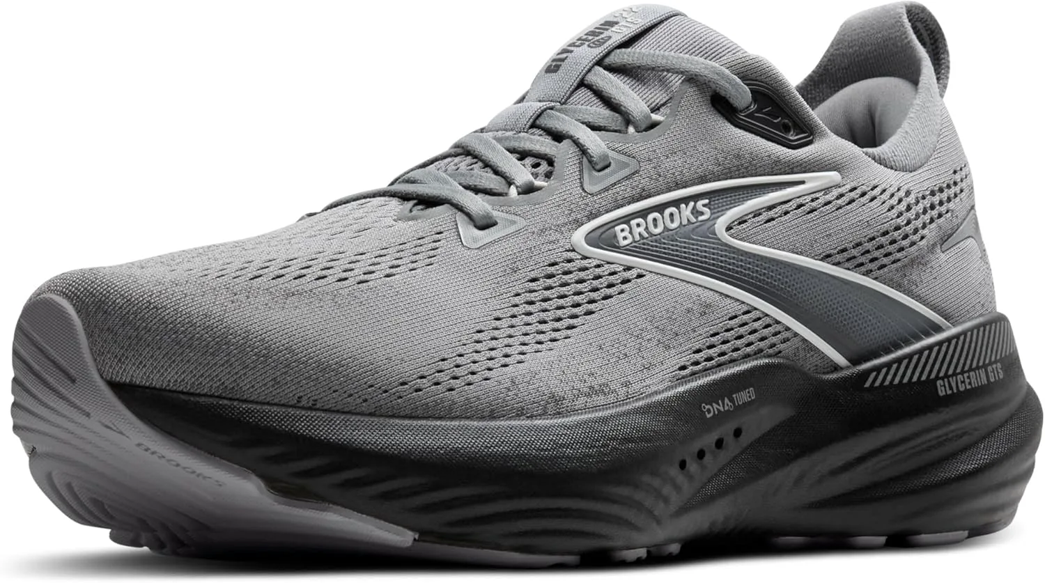 Мужские беговые кроссовки Brooks Glycerin GTS 22 с поддержкой, серый — фото 3