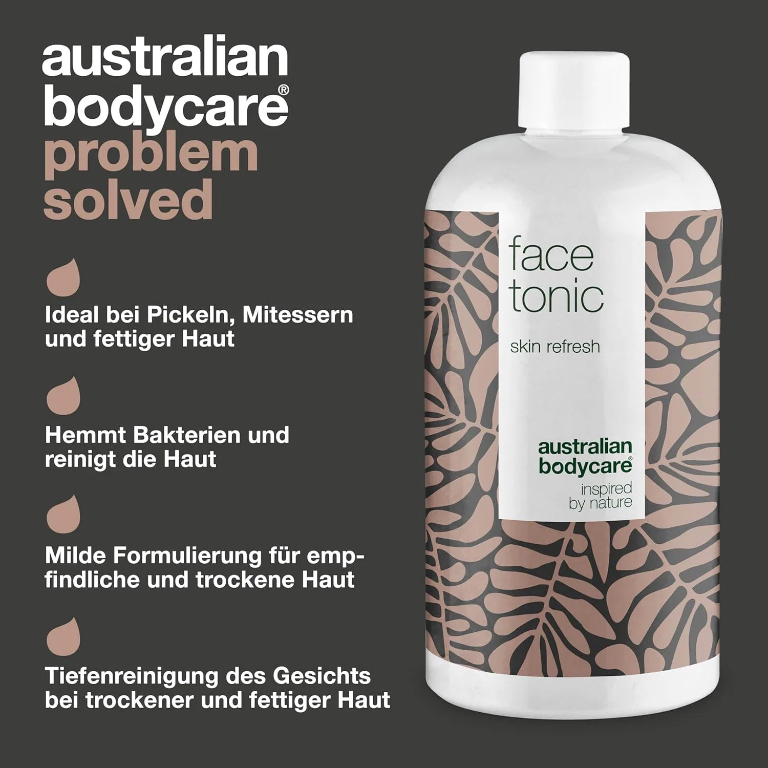 Тоник Australian Bodycare — С маслом чайного дерева против прыщей, 500 мл — фото 3