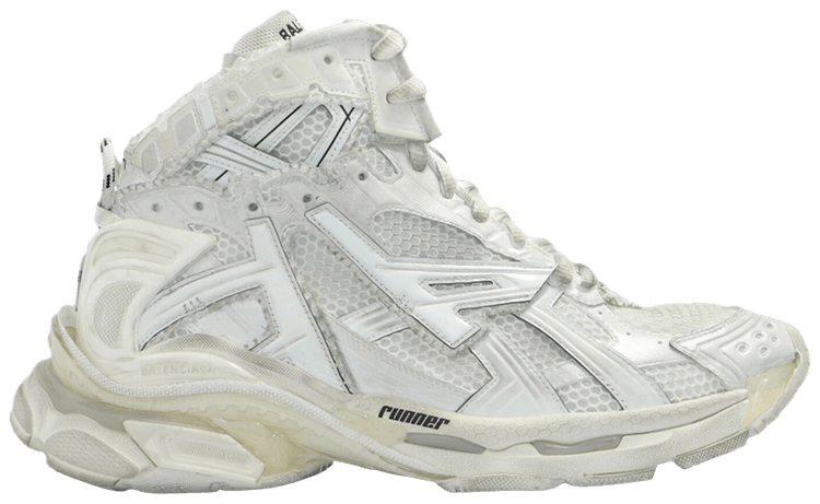 

Кроссовки Balenciaga Runner Sneaker High 'White', белый