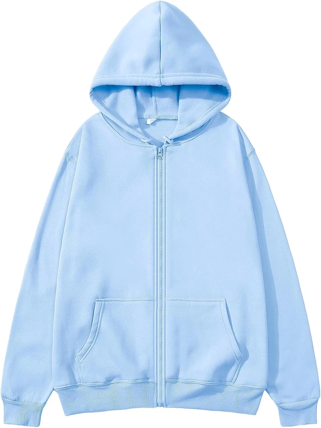 Мужская толстовка с капюшоном на молнии, Light Blue — фото 3