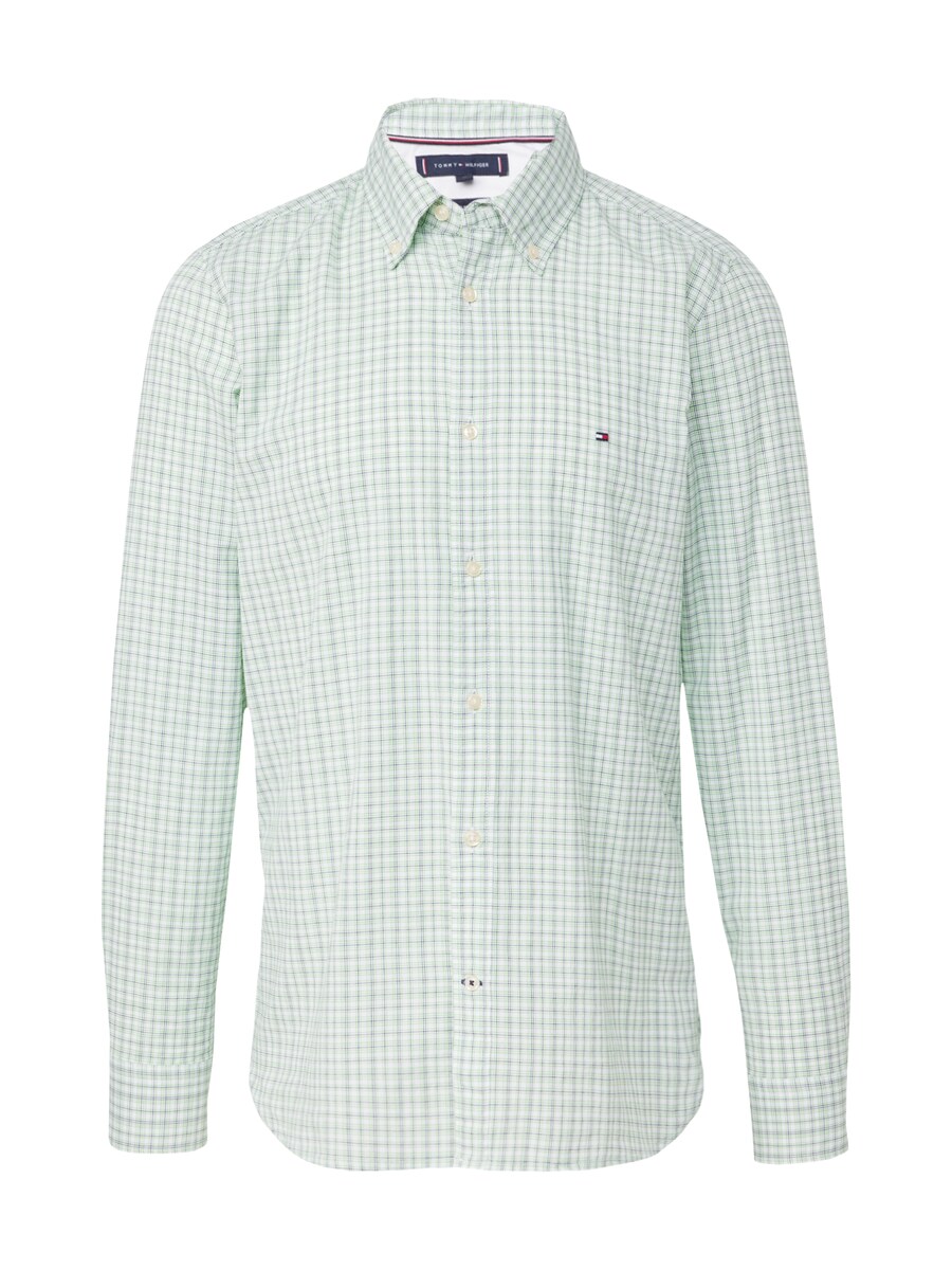 

Клетчатая рубашка TOMMY HILFIGER Slim fit Button Up Shirt, светло-зеленый