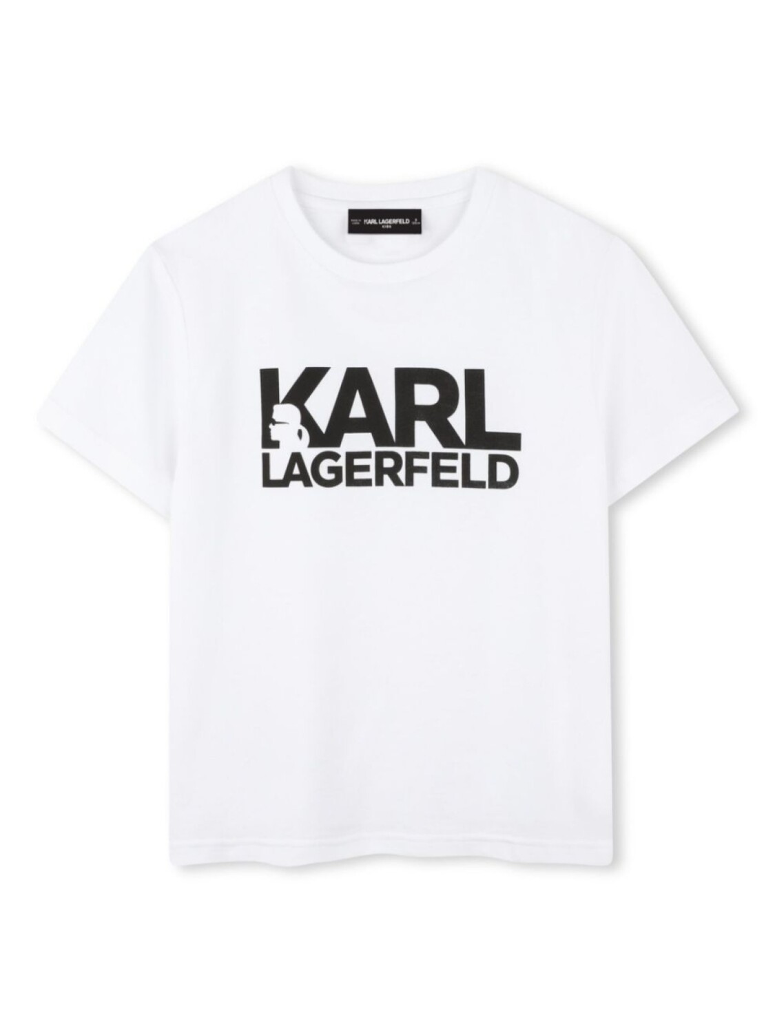 

Karl Lagerfeld Kids футболка с логотипом, белый