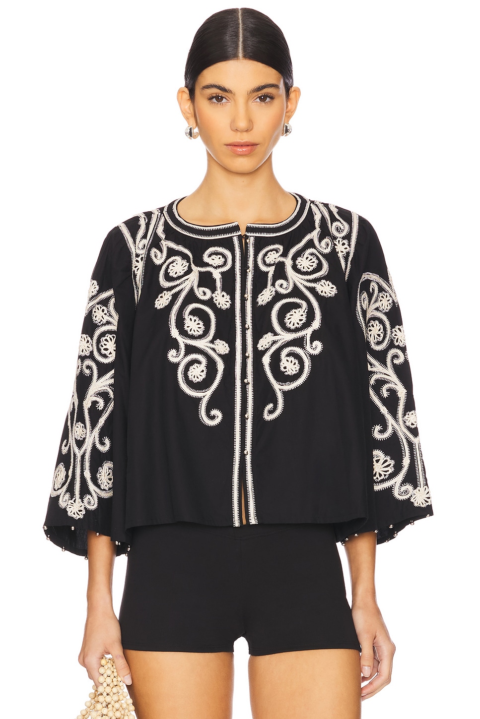 

Топ Neely Scarlett Poppies, onyx black