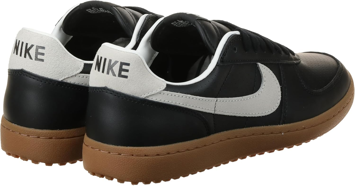 Мужские кроссовки Nike Field General 82 SP на шнуровке, черный/коричневый — фото 4