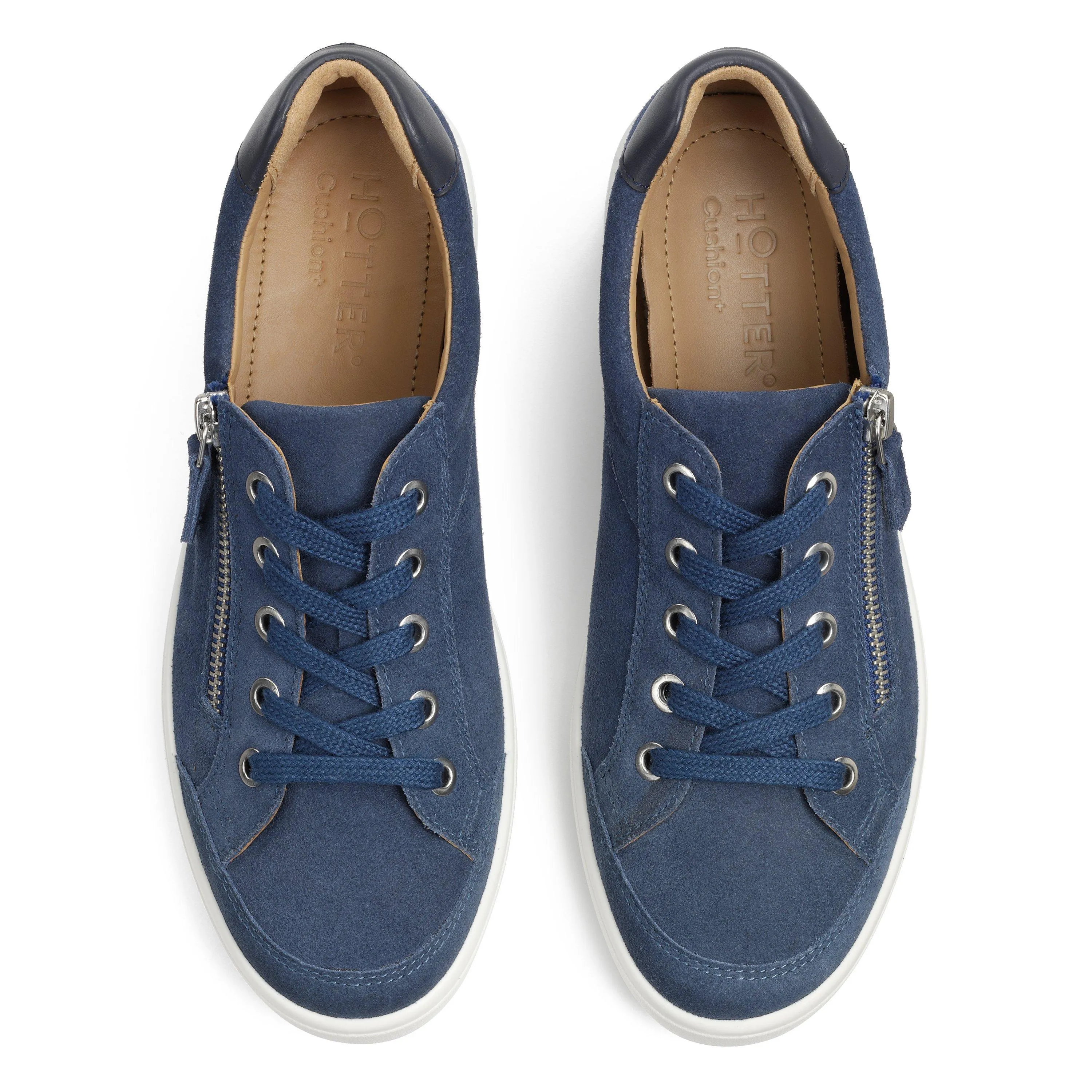 Кроссовки на плоской подошве Wide Fit 'Chase II' Deck Shoes Hotter, синий — фото 3