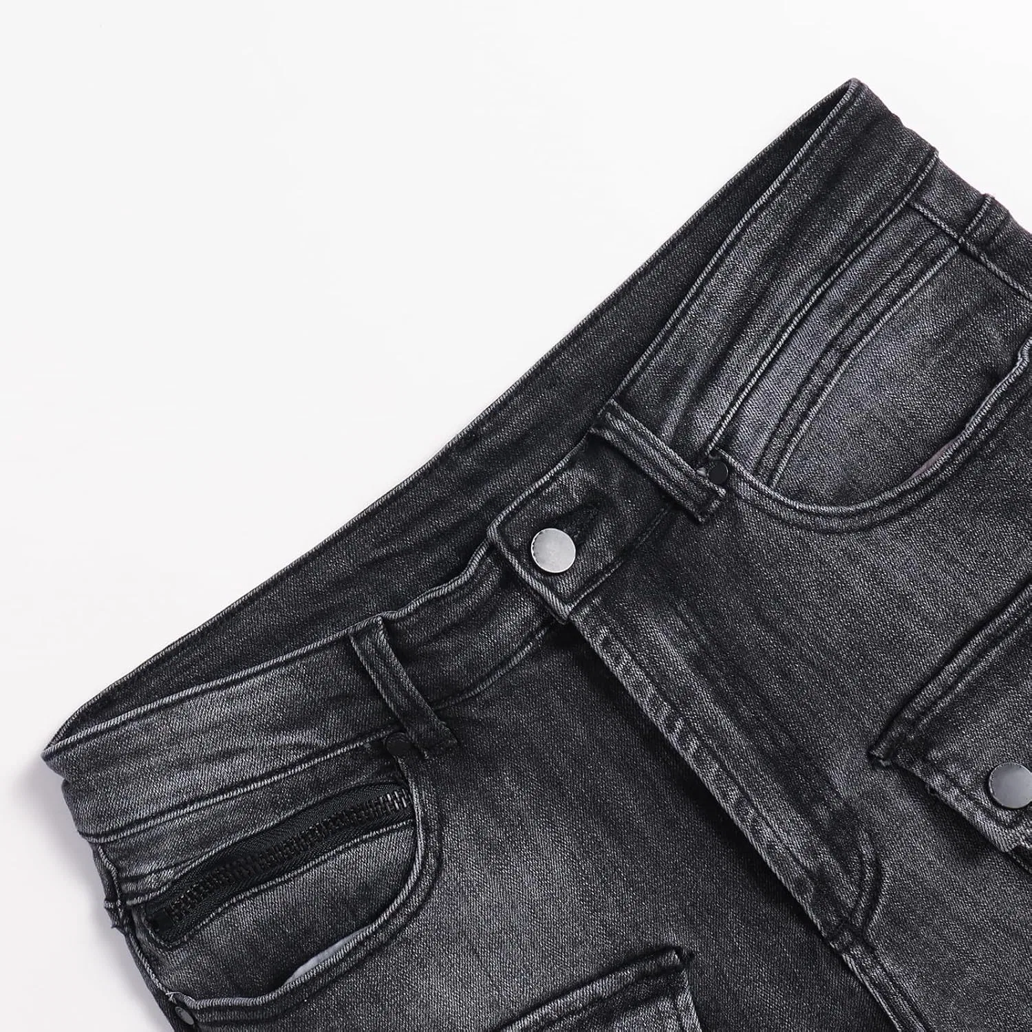 Джинсы деним Men's Trendy Denim, серый — фото 3