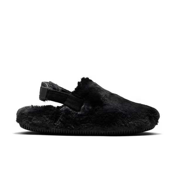 Тапочки calm mule 'black fur' Nike, черный — фото 2
