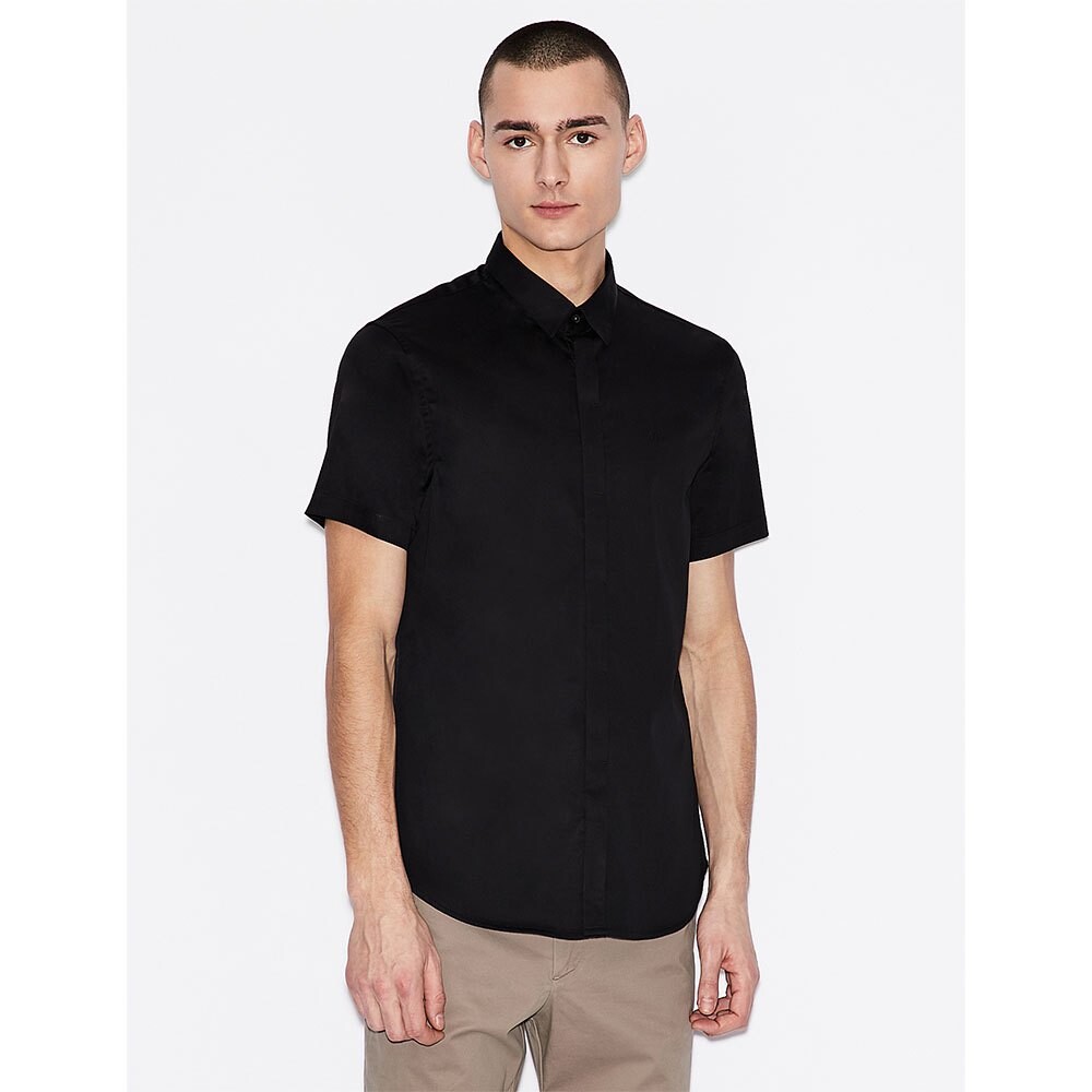 

Рубашка с длинным рукавом Armani Exchange 8NZCBF_ZN10Z, черный
