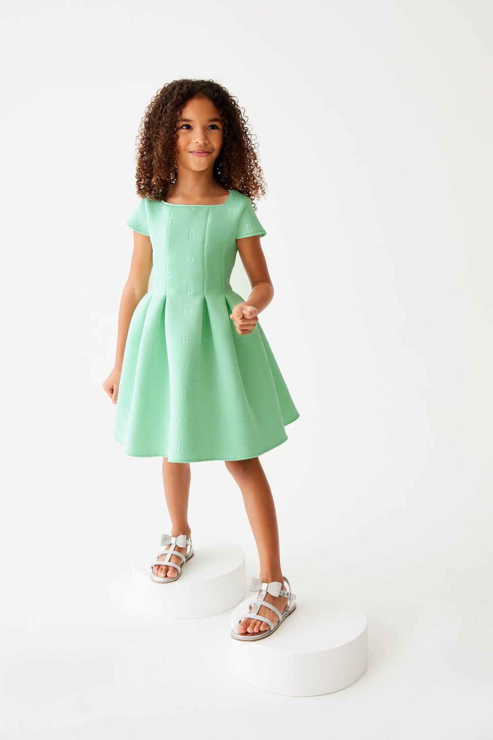 

Темно- платье с тисненым аквалангом Baker By Ted Baker, зеленый
