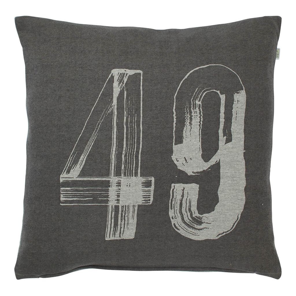 

ТЕСТАС - Чехол на подушку темно-серый 45x45 см Dutch Decor
