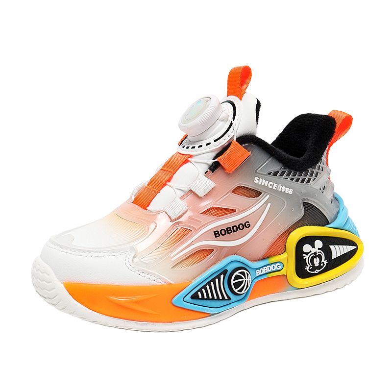

Нескользящие, износостойкие, упругие, водонепроницаемые и дышащие, легкие, амортизирующие низкие кеды Bobdog, obe102053s726 оранжевый синий[thin cotton thermal]