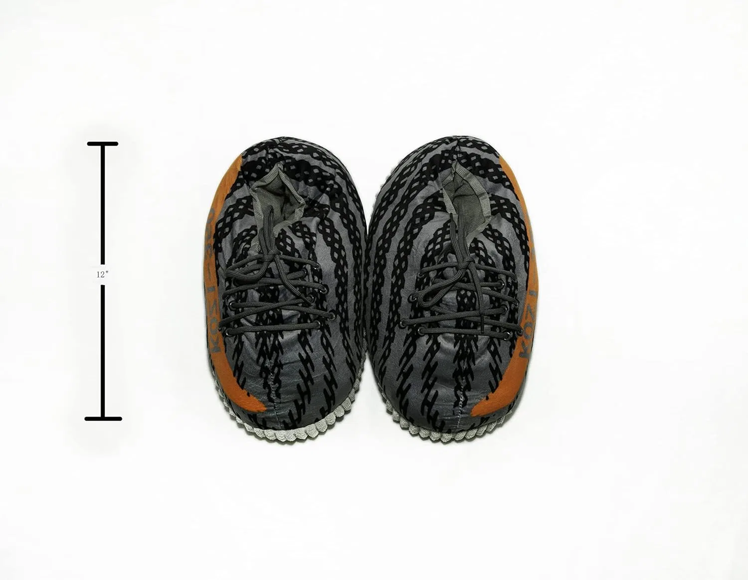 Тапочки-шлепанцы пушистые KrazeKickz, белуга KZK — фото 2