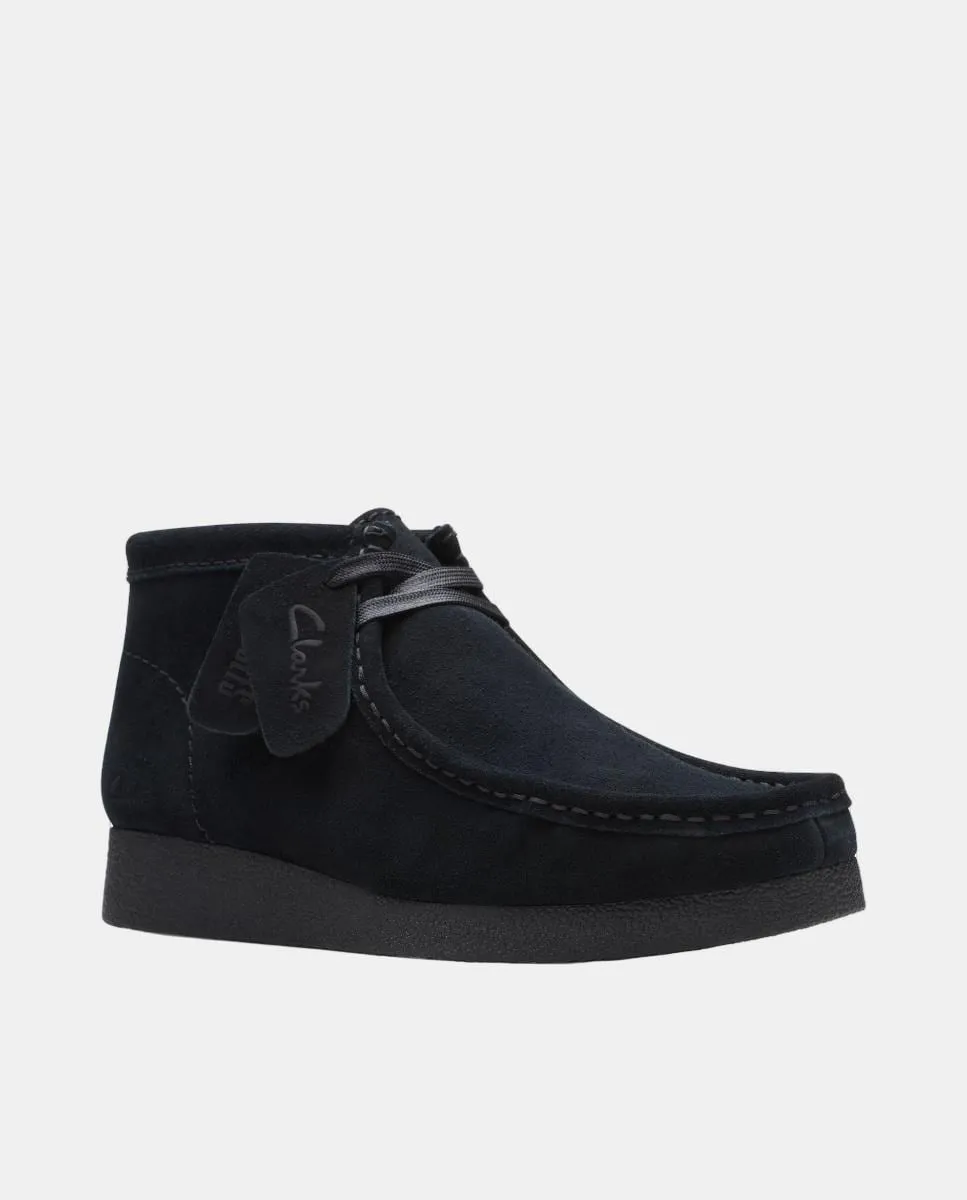 Ботинки WallabeeEVOBt из замши с резиновой подошвой Clarks, черный — фото 2