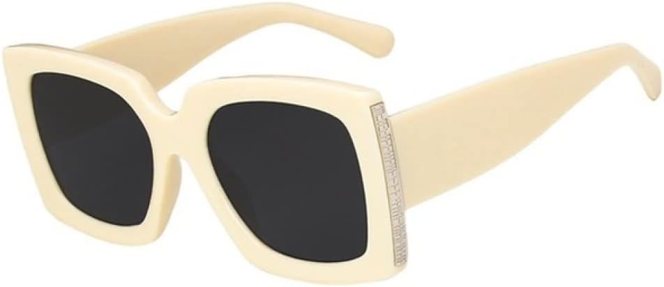 

Большие солнцезащитные очки для женщин и мужчин, винтажные, с широкими дужками, камуфляжные, с леопардовым принтом, черные, с защитой от УФ-излучения UV400 LANGSER, Beige