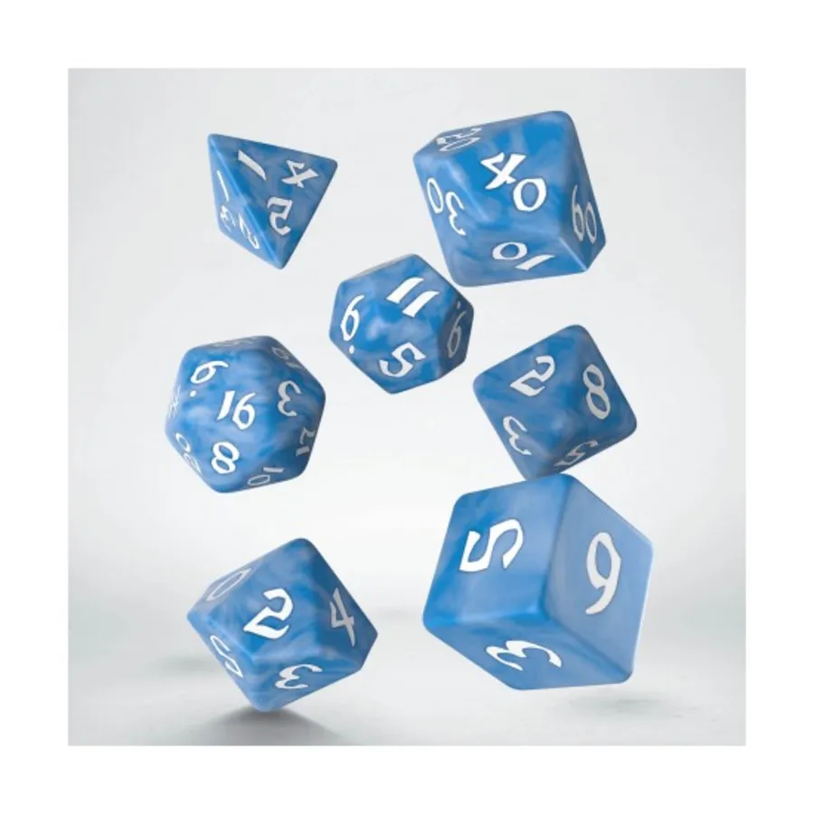 

Poly Set Glacier с белым (7), Classic Runic Dice