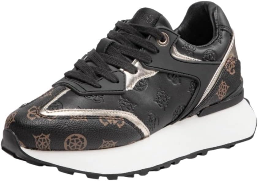 

Кроссовки GUESS Luchia женские, Black Brown Ochra