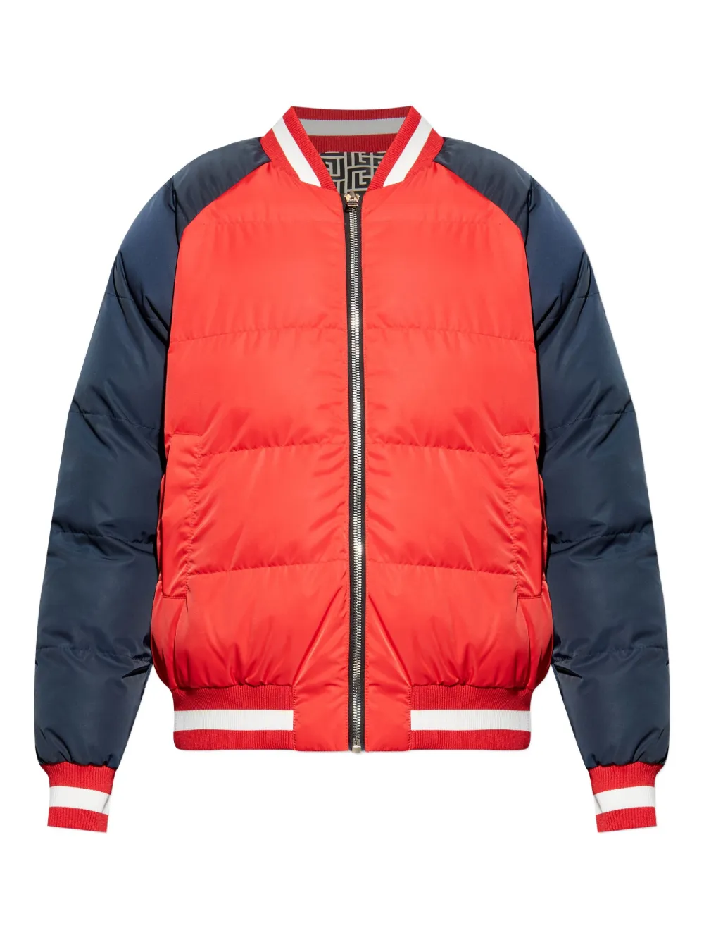 

Двусторонний пуховик BALMAIN, красный