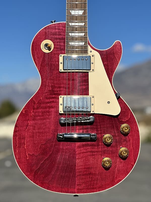 

Электрогитара Gibson Les Paul Standard '50s Figured Top Trans Fuchsia 2023 New Unplayed Auth Dlr 9lb5oz #277