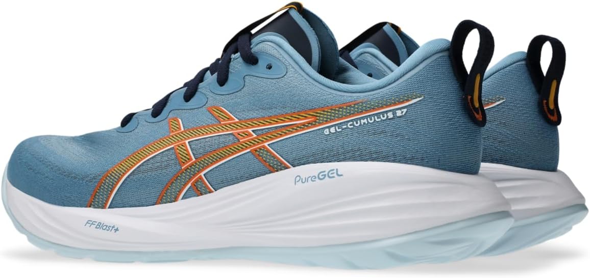 Мужские кроссовки для бега ASICS Gel-Cumulus 27, белый/синий — фото 3