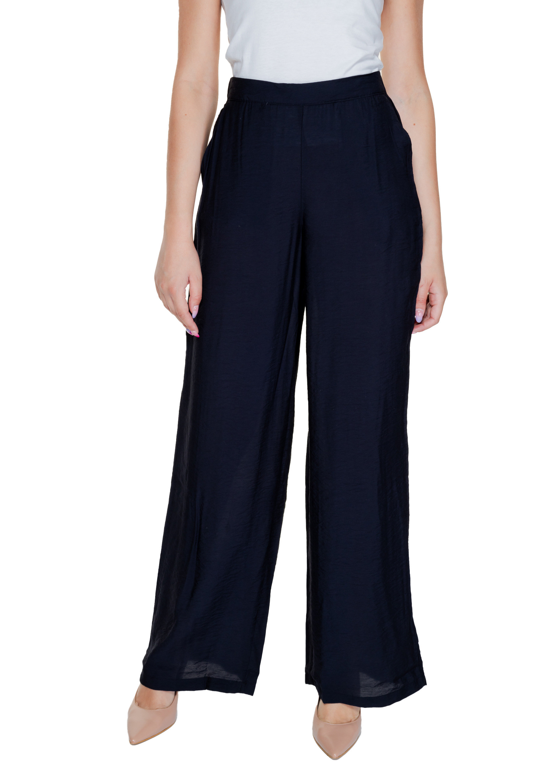 

Брюки женские Vero Moda широкие с эластичным поясом, черный