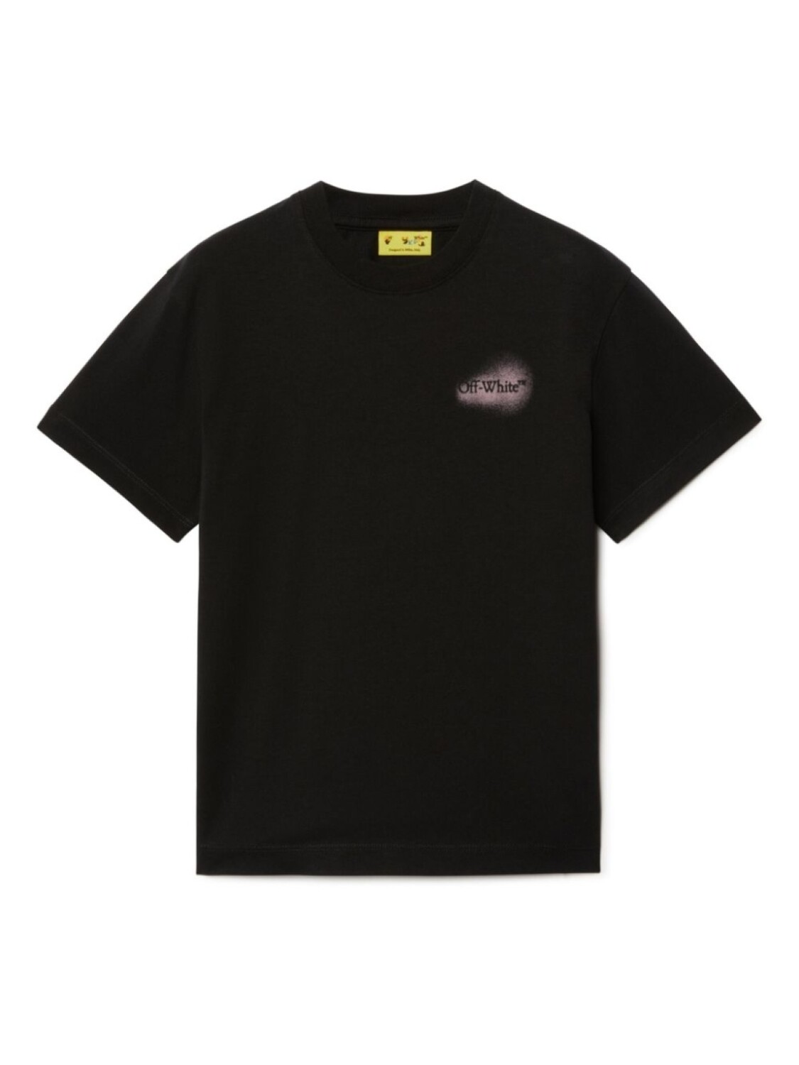

Футболка с надписью «Стрела» Off-White Kids, черный