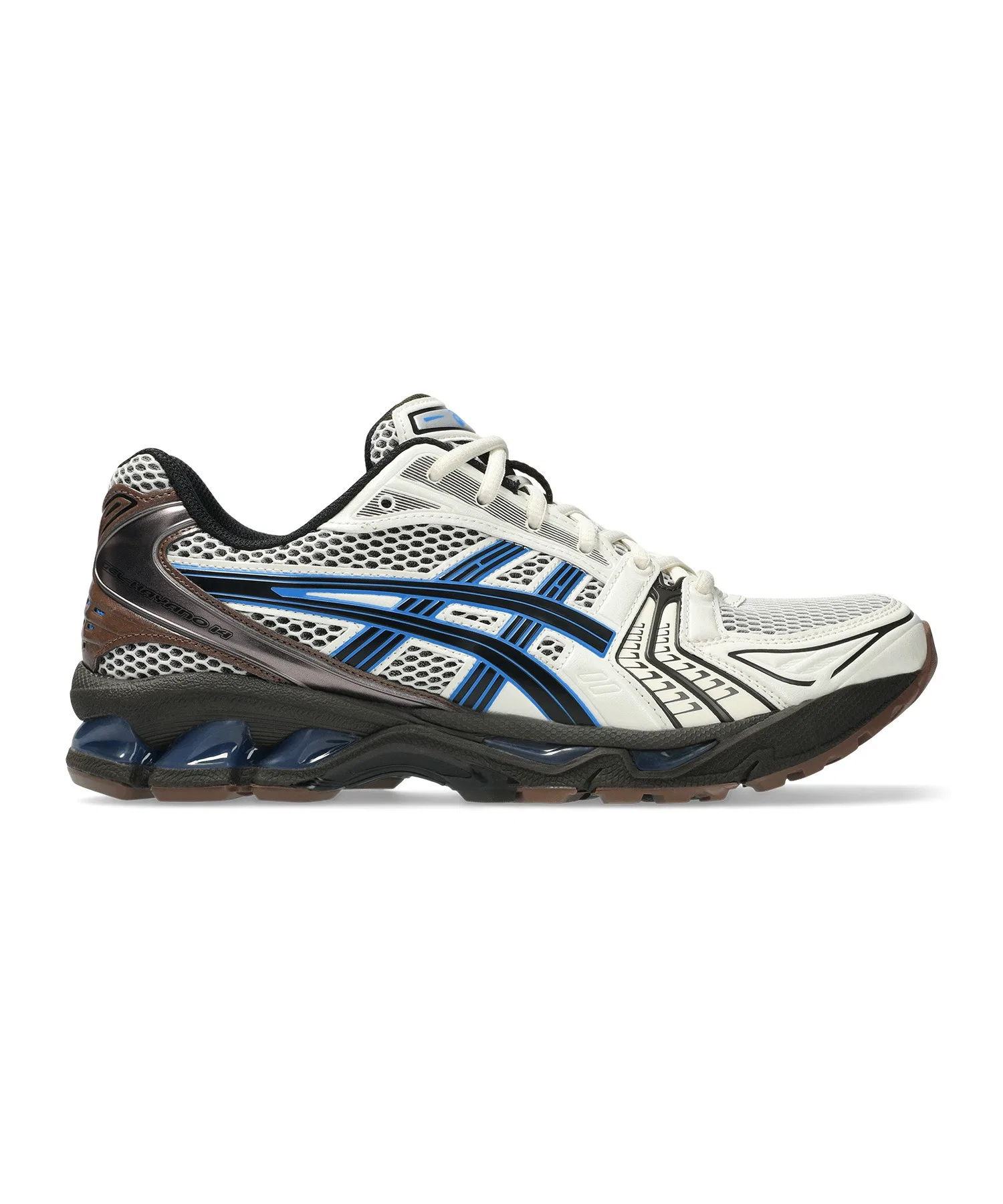 Унисекс кроссовки ASICS GEL-KAYANO 14 сине-белые — фото 3