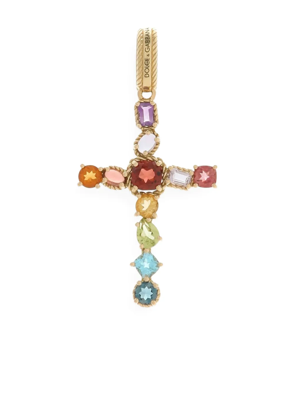 

Подвеска Rainbow из желтого золота с камнями DOLCE & GABBANA, золотой