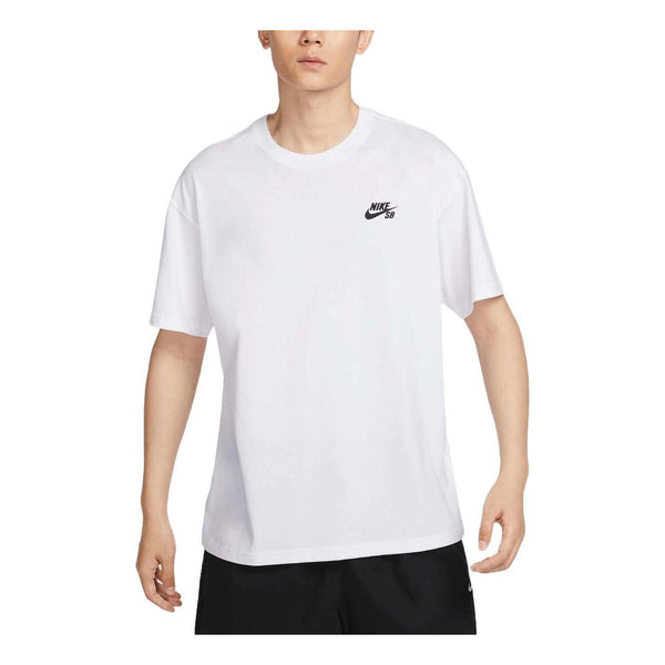 

Футболка sb graphic t shirt asia sizing Nike, белый