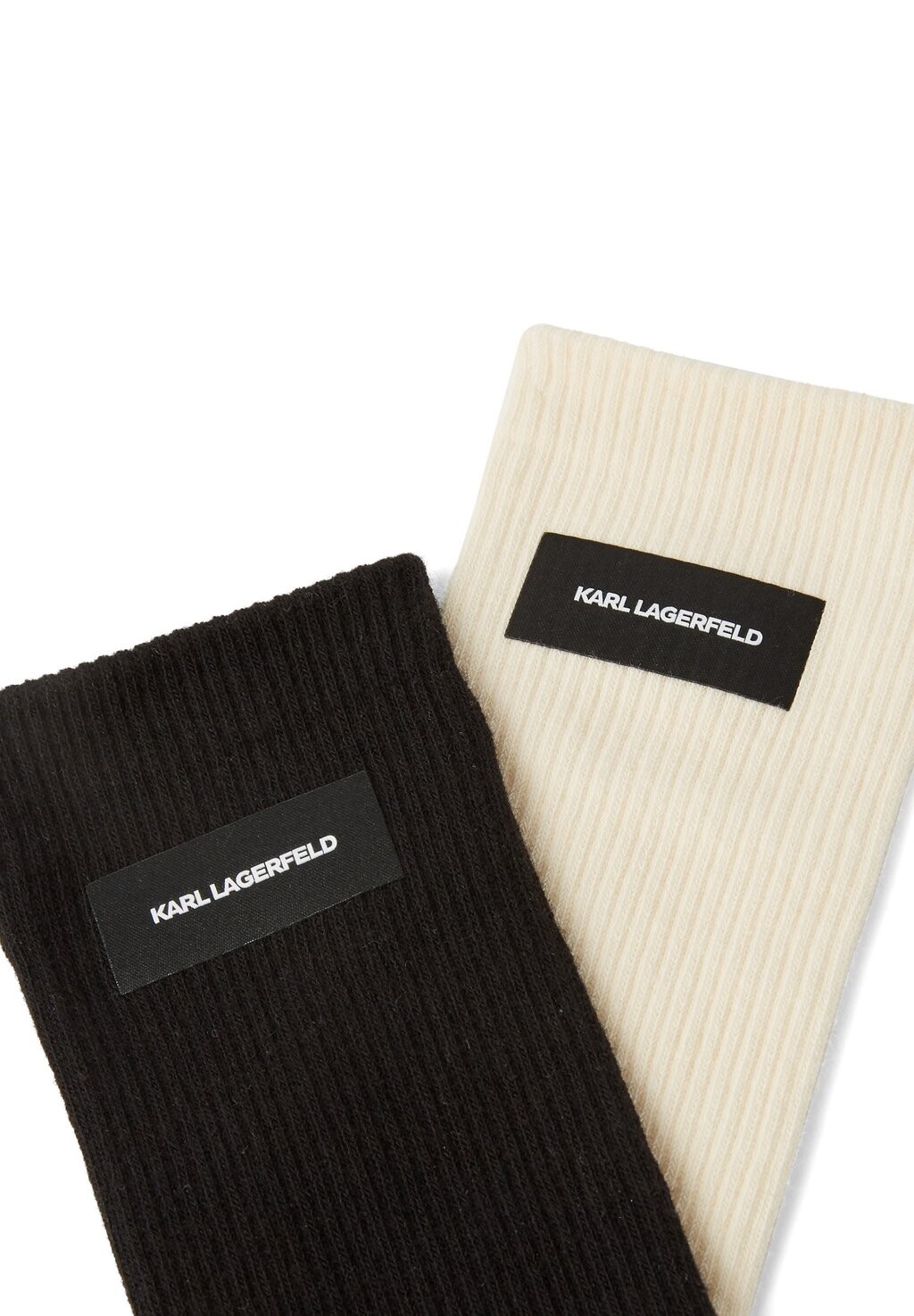 

Носки LOGO PACK OF 2 KARL LAGERFELD, черный