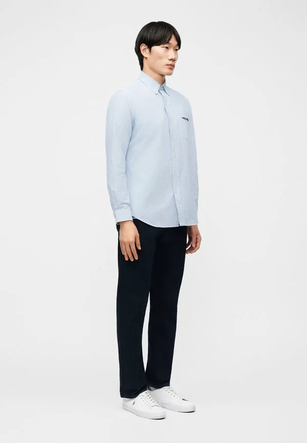 Тканая спортивная рубашка Polo Ralph Lauren, Blue/White — фото 4