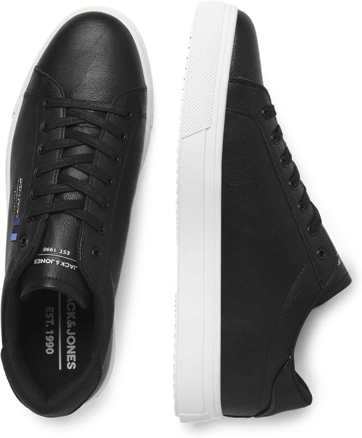 Мужские кроссовки Bestseller A/S из искусственной кожи Jack & Jones, Charcoal — фото 3