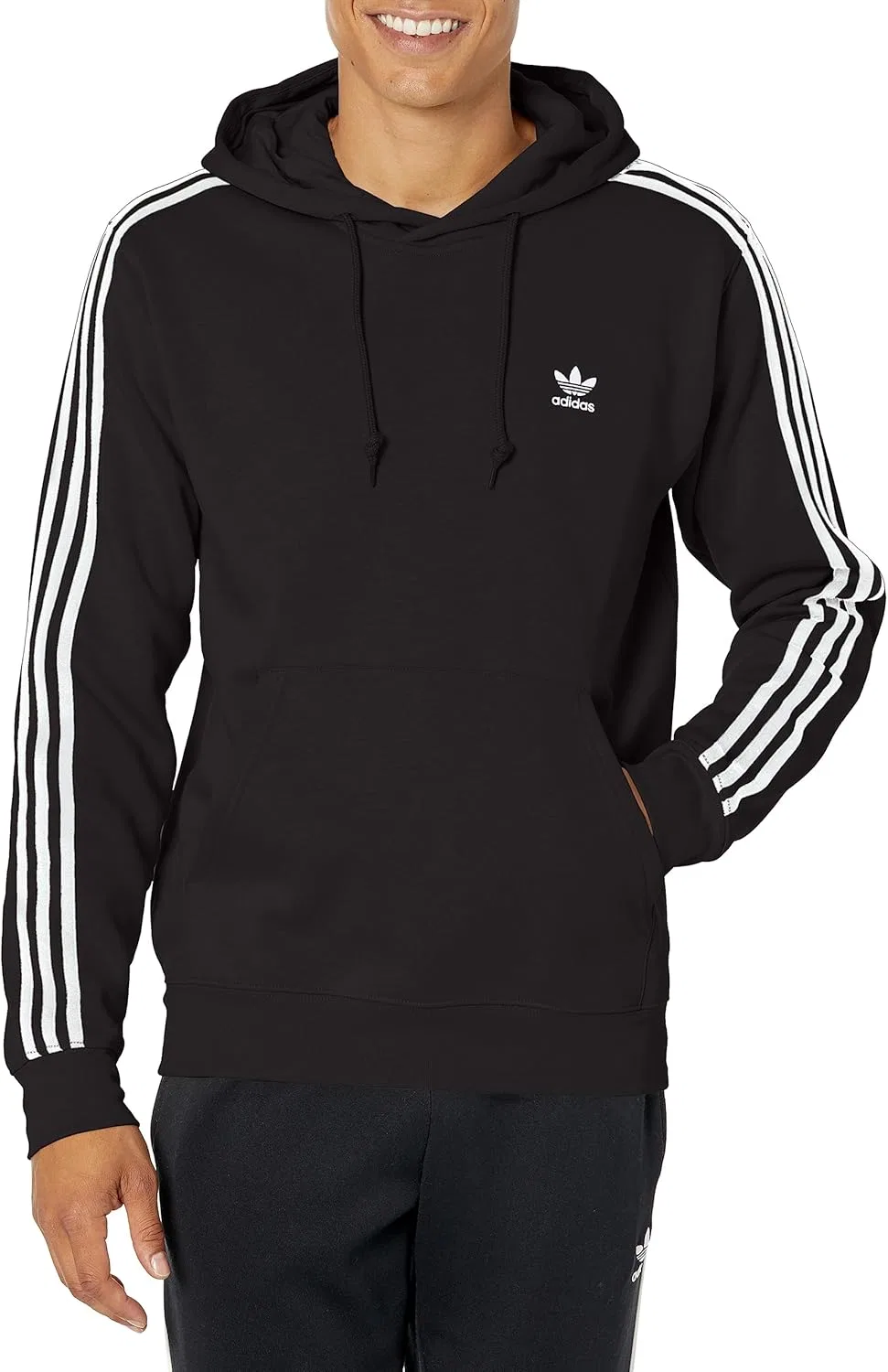 Толстовка Adidas Originals Adicolor Classics с тремя полосками, черный