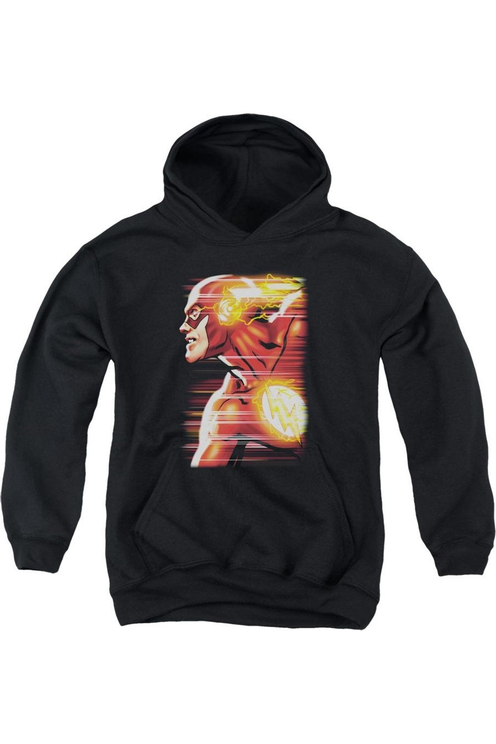 

Молодежная толстовка с капюшоном Justice League of America Speed Head Gildan, черный