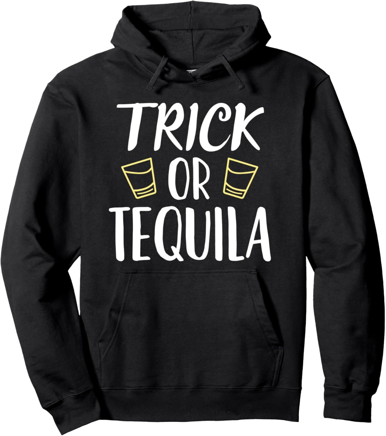 

Tricks or Tequilas - Хэллоуинская толстовка с надписью Выпивка Halloween Gifts By Fresia, черный