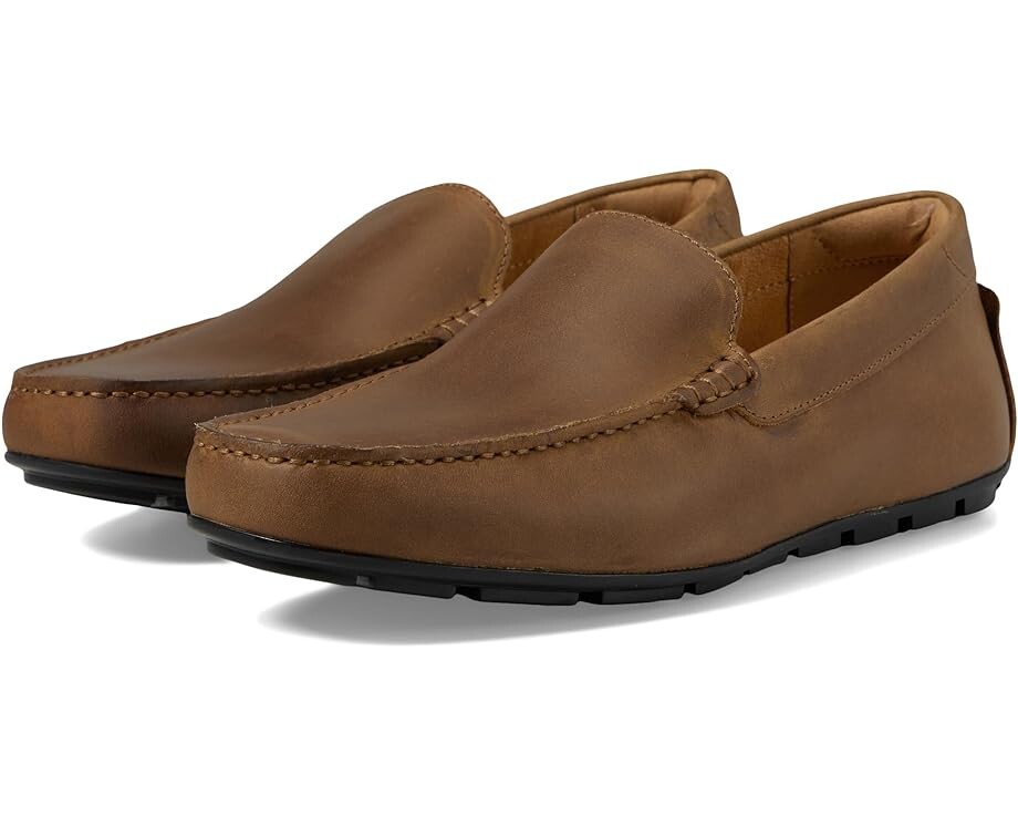 

Лоферы Florsheim Motor Moc Toe Venetian Driver, цвет Brown Crazy Horse
