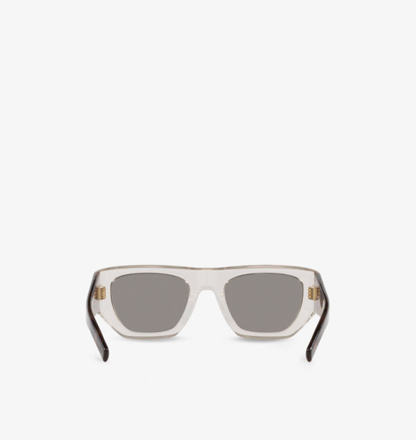 Солнцезащитные очки Ys000619 sl 740 в прямоугольной оправе из ацетата Saint Laurent, коричневый — фото 4