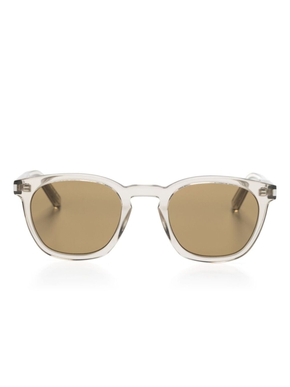 

Saint Laurent Eyewear солнцезащитные очки SL28 в круглой оправе, серый